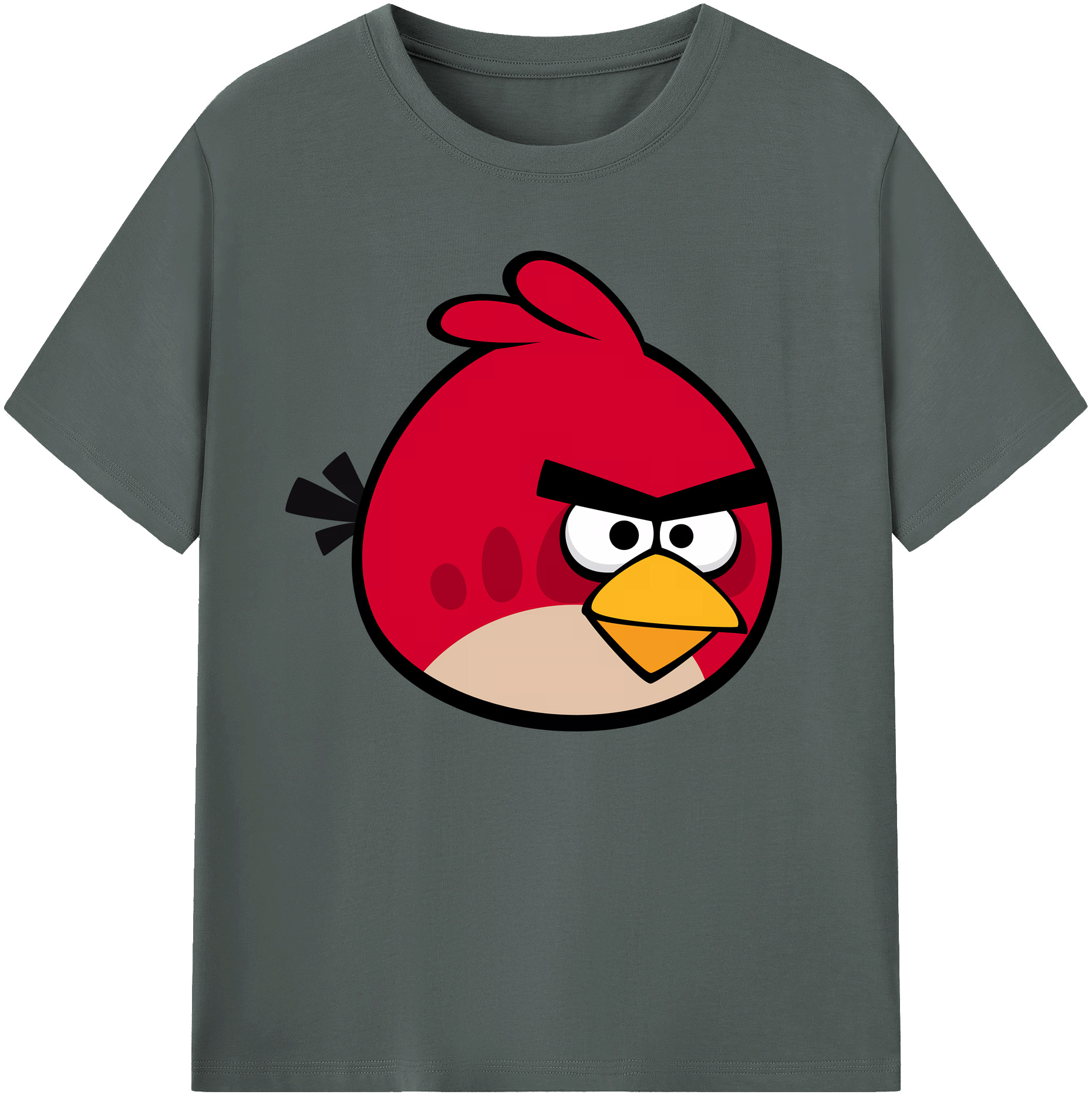 （画像用） Angry Birds アングリーバード 綿100％ メンズ半袖Tシャツ｜肌触りやわらか＆通気性